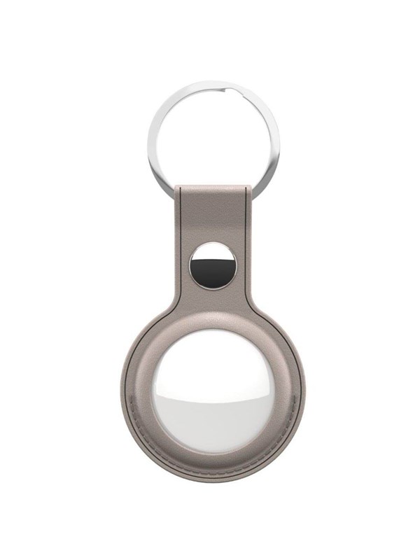 KeyBudz Leather Keyring for AirTag 2-pack
