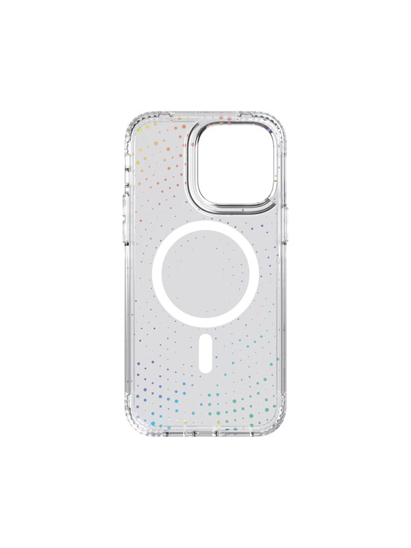 Tech21 Evo Sparkle - iPhone 14 Pro Max hoesje - Schokbestendig telefoonhoesje - Geschikt voor MagSafe - Holografisch Glitter - 3,6 meter valbestendig