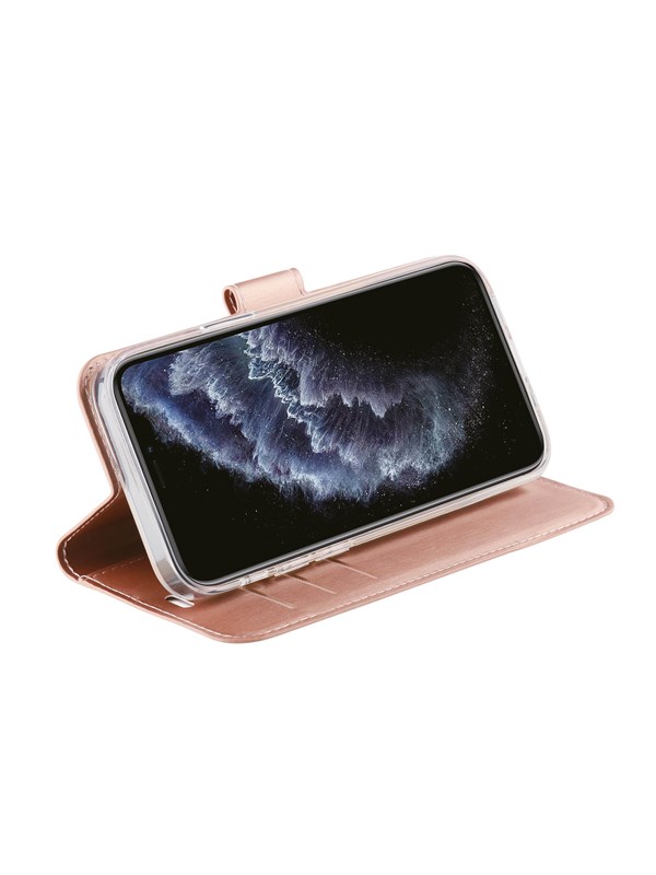 Vivanco Classic Wallet iPhone 12 mini Rose Gold