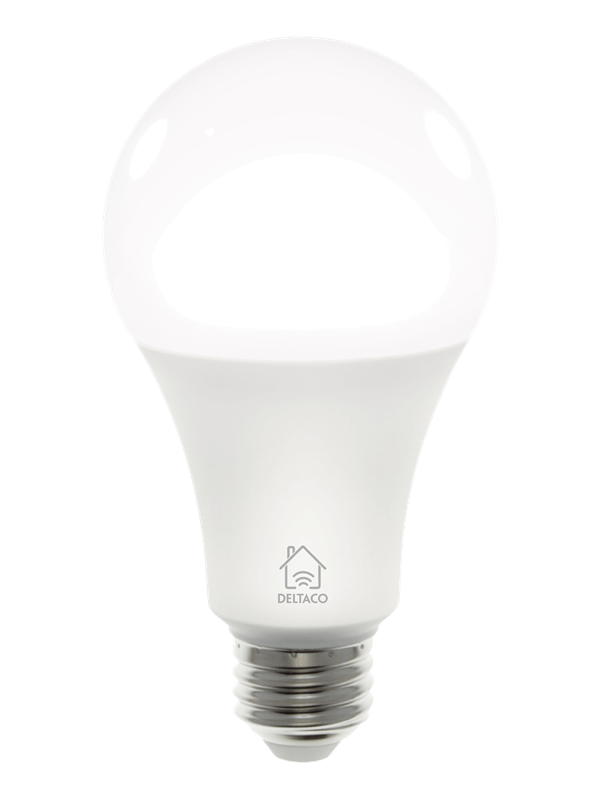 Deltaco SMART HOME LED light E27 WiFI 9W 2700K-6500K dimmable white