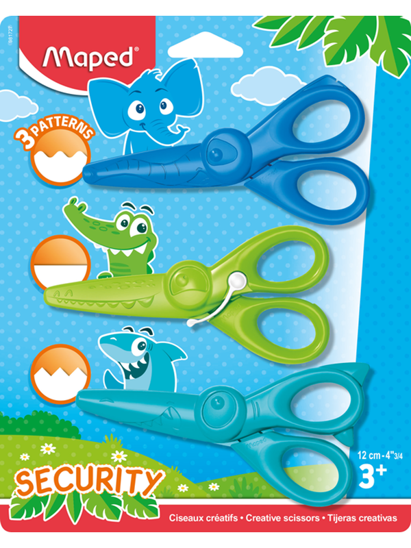 Maped Kidicraft set of scissors x3