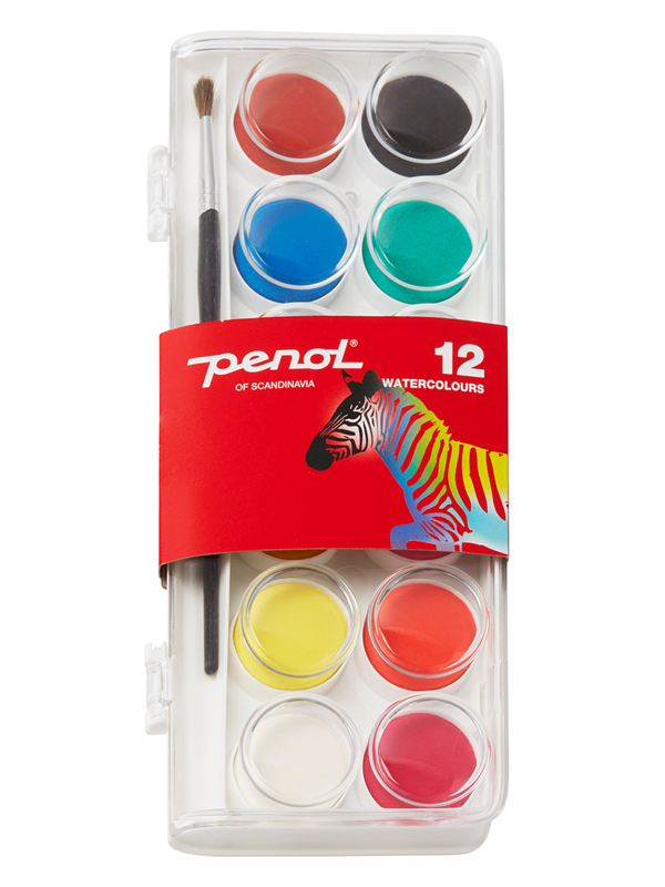 Penol Aquarelverf x12 30mm