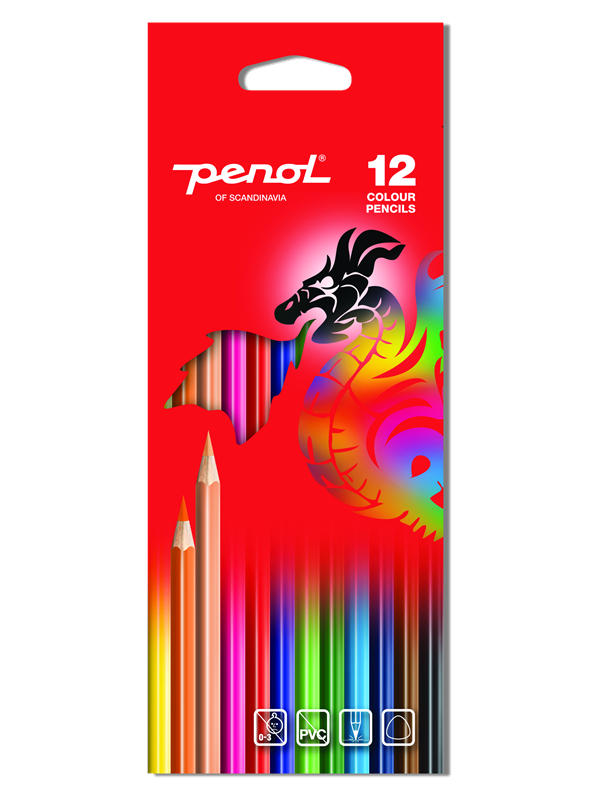 Penol Kleurpotloden x12