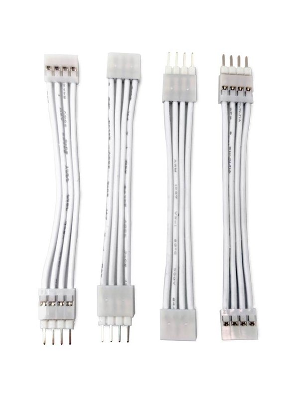 Light Solutions Cable for Philips Hue Gradient LightStrip - 5cm - Wit - 4 pcs