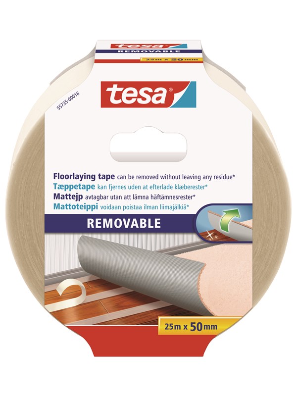 tesa Vloertape Verwijderbaar 25m x 50mm