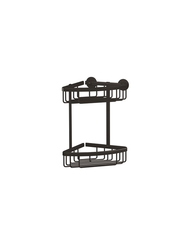 tesa Aluxx Zwart double corner Basket self-adhesive