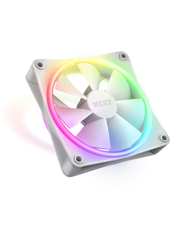 NZXT F120 RGB DUO - White - Case ventilator - 120mm - Wit - 29 dBA