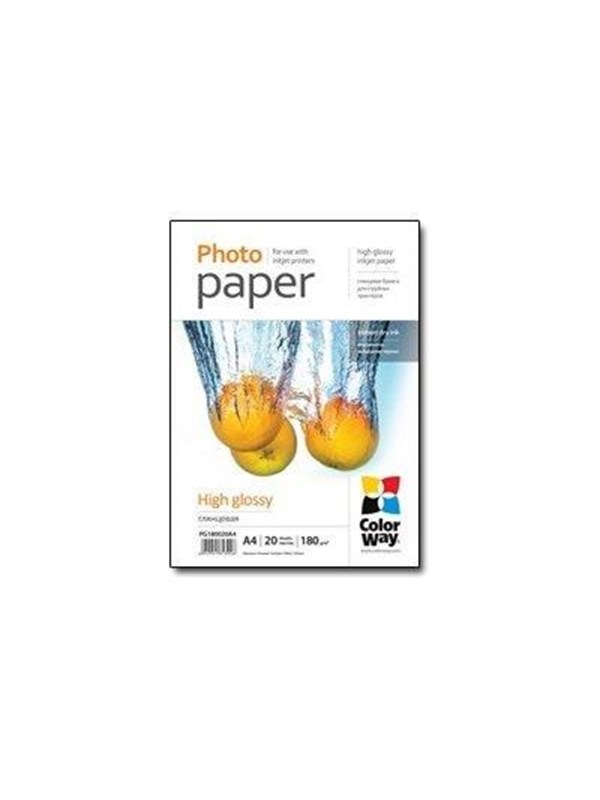 ColorWay - photo Papier - high-glossy - 20 sheet(s) - A4 - 180 g/m²