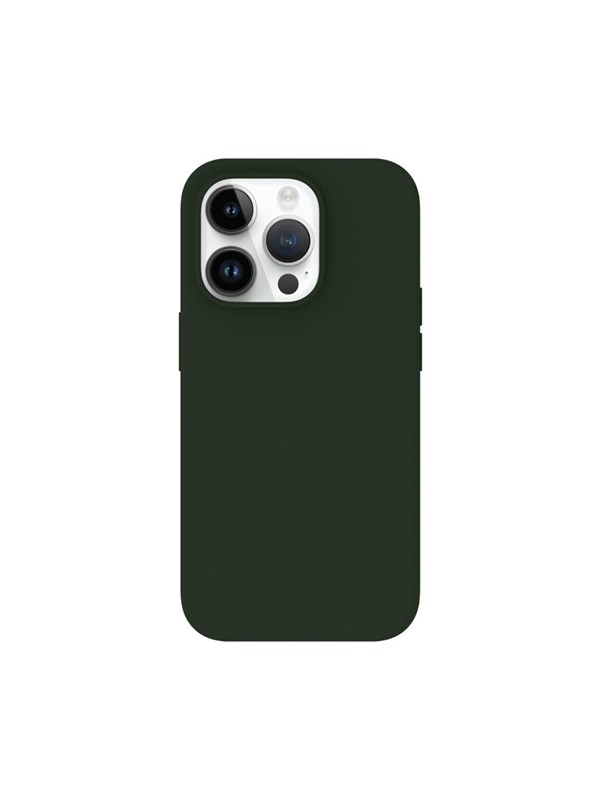 Just Mobile TENC [Silicone] w. MagSafe for iPhone 14 Pro - Donkergroen
