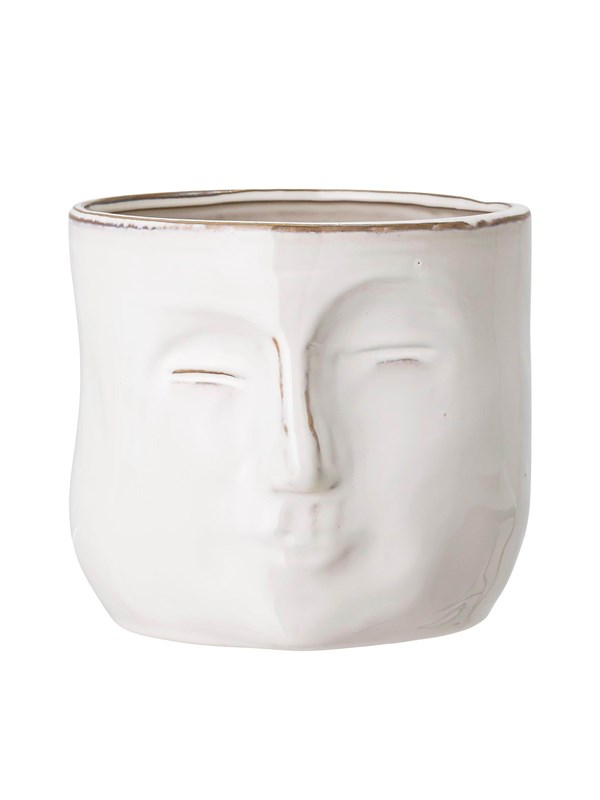 Bloomingville Face Flowerpot - Wit
