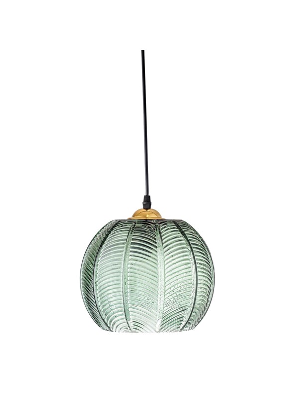 Bloomingville Glas Pendel Ø 22 cm - Groen