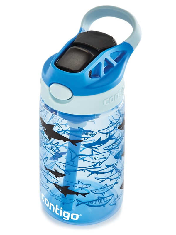 Contigo Easy clean Blauw sharks 420ml