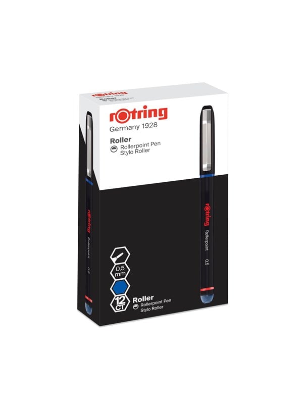 Rotring Roller Blauw 0.5 mm 12-Tuck