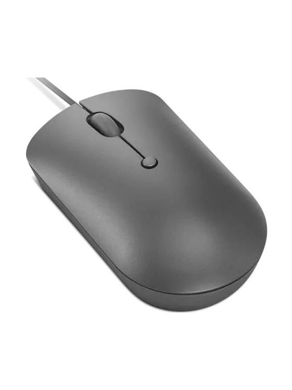 Lenovo 540 - Muis - compact - storm Grijs - Muis - Optisch - 4 knoppen - Grijs