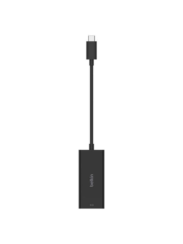 Belkin - USB-C naar 2.5 Gigabit Ethernet Adapter - USB-C - 2.5 Gbps - Zwart