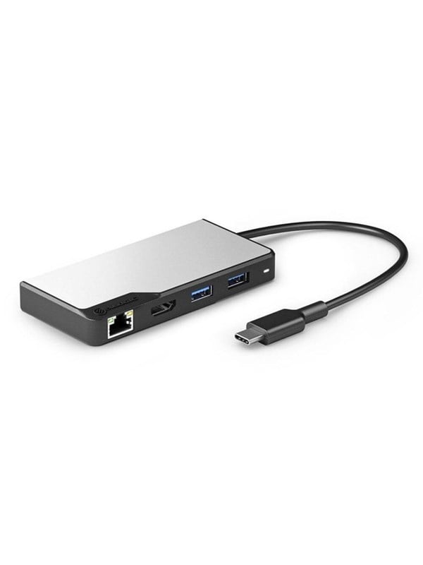 ALOGIC USB-C Fusion ALPHA V2 5-in-1 Hub HDMI USB Ethernet & PD - Ruimte Grijs