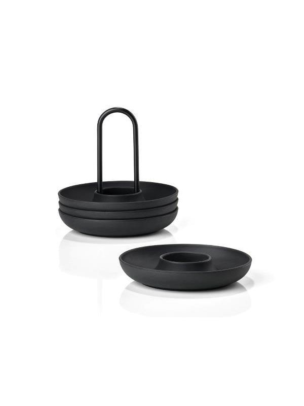 Zone Denmark Denmark - Singles Egg Cups With Houder - Zwart