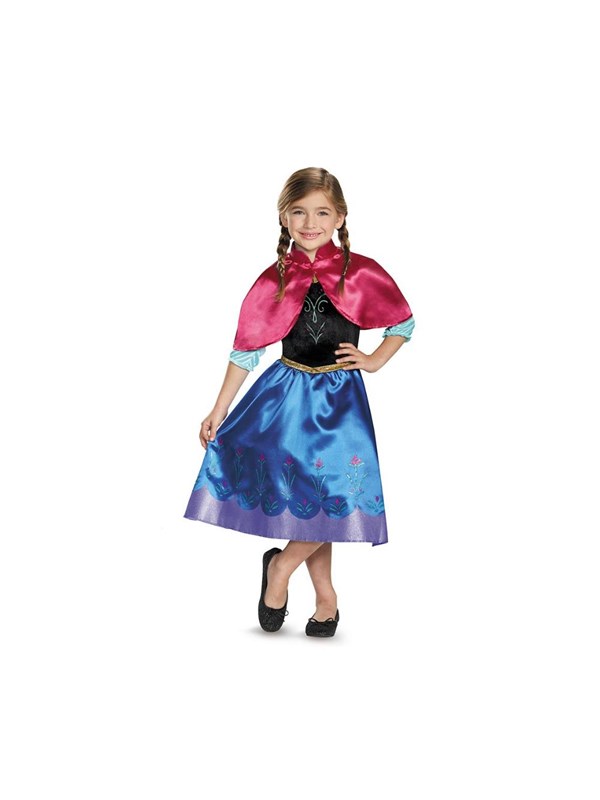 DISNEY - FROZEN, Anna Op reis Classic , Maat XS (3T-4T jaar), Meisjes