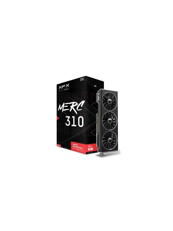XFX Radeon RX 7900 XTX Speedster MERC 310 Black - 24GB GDDR6 RAM - Grafische kaarten