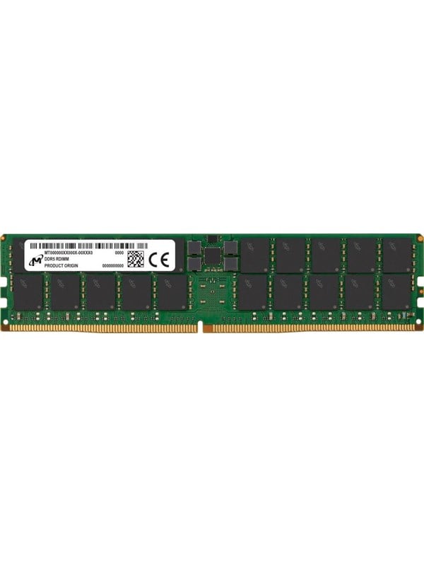 Crucial Micron DDR5-4800 Registered with parity/ECC - 64GB - CL40 - Single Channel (1 pcs) - Groen