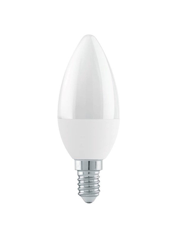 EGLO LED spot C37 Candle 4.9W/830 470 lumen matt 3-step dimmable E14