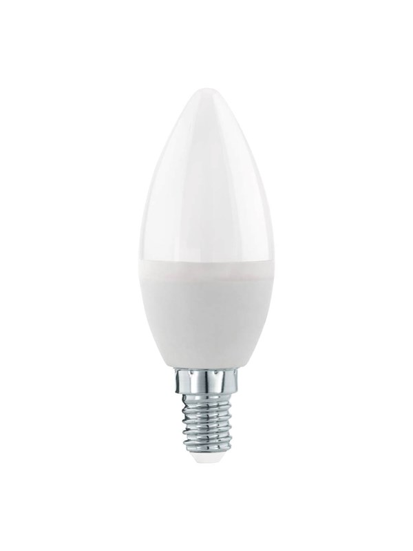EGLO LED spot C37 Candle 5.5W/830 470 lumen matt dimmable E14