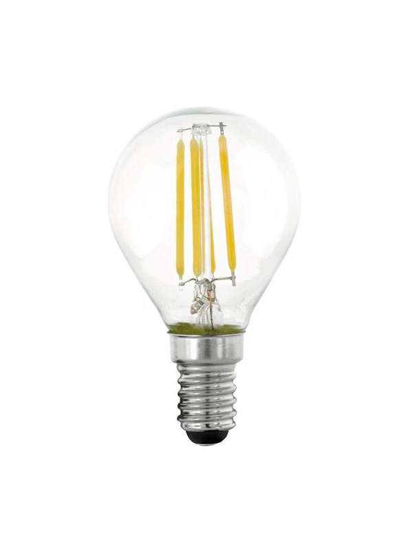 EGLO LED spot P45 Mini ball 4.5W/827 470 lumen clear 3-step dimmable E14
