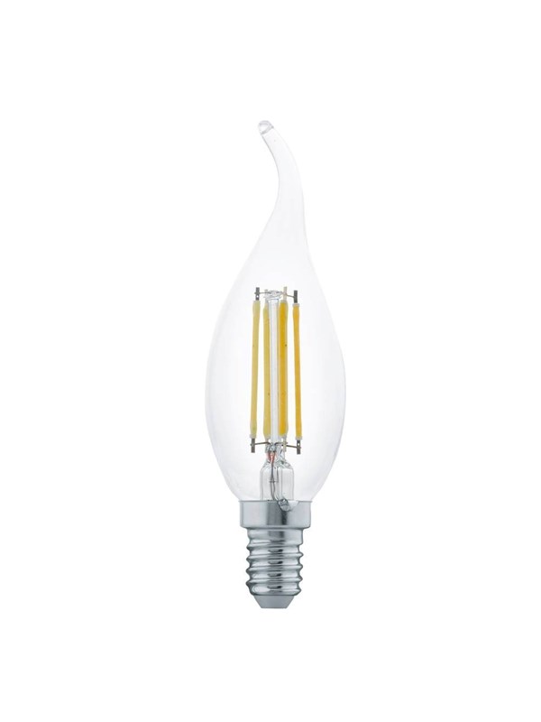 EGLO LED spot CF35 Candle 4W/827 350 lumen clear E14