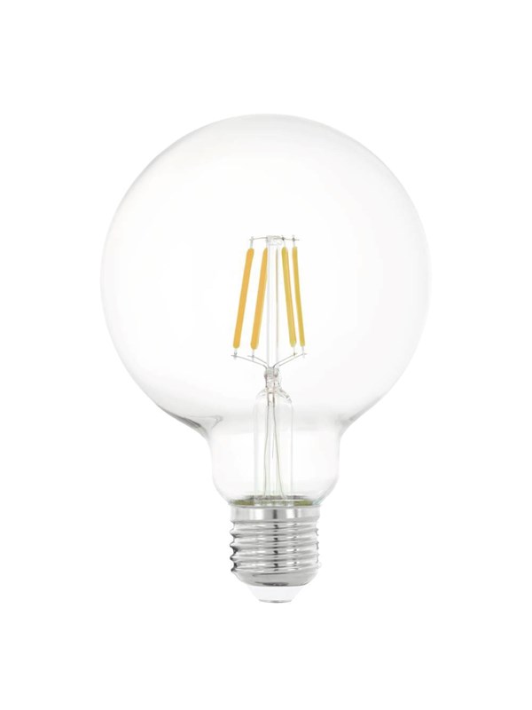 EGLO LED spot G95 Globe 4W/827 470 lumen clear E27