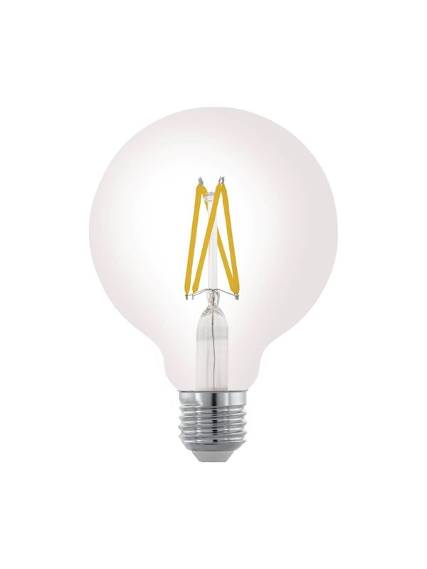 EGLO LED spot G95 Globe 7.5W/827 806 lumen clear dimmable E27
