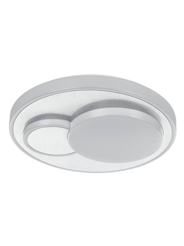 EGLO Lepreso Wit Geborsteld Aluminium