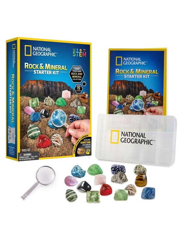 National Geographic Kit - Rock + Mineral Starter Kit
