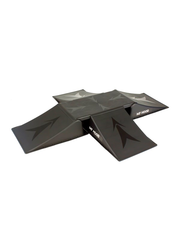 My Hood 4-weg Mini Skate Ramp