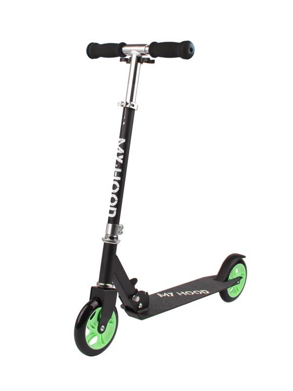 My Hood 145 Scooter - Zwart/groen