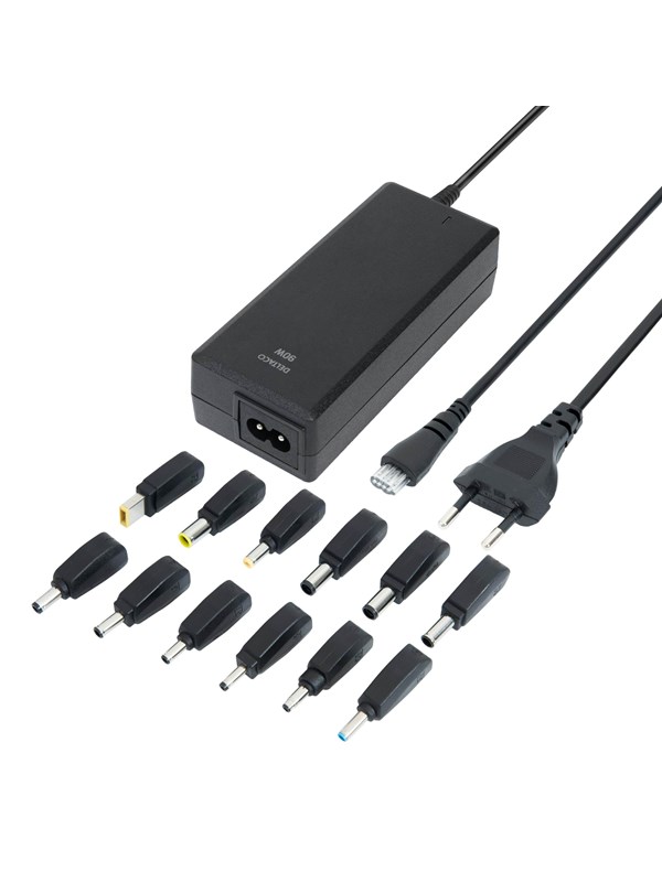 Deltaco SMP-90W12 Notebook charger 15-20 V 6 A 90 W 12 tips black