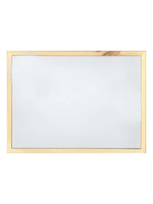 b.n.t/office Wit bord met houten frame 30x40cm