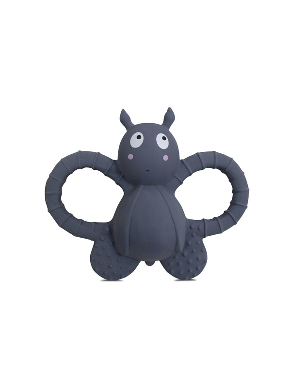 Filibabba Teether - Felix the fly natural Rubber - muddly Blauw