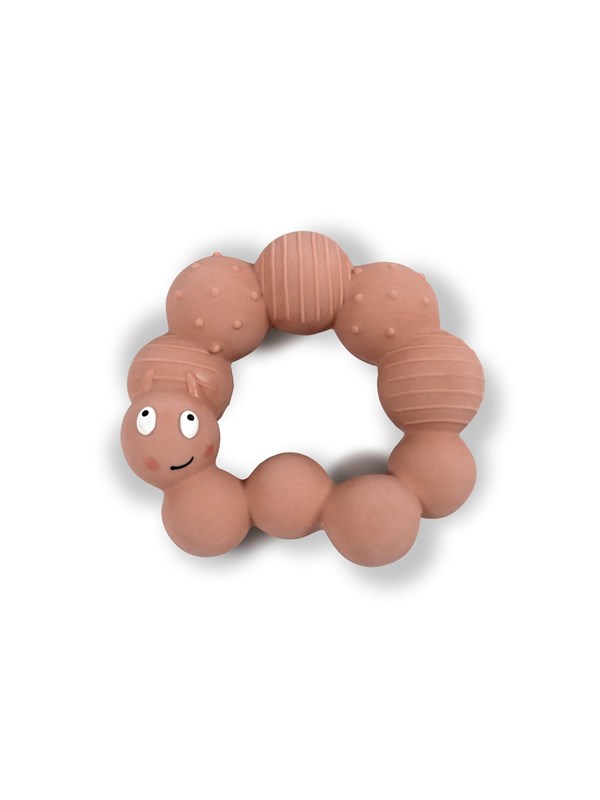 Filibabba Teether - Lily the larva Perzik