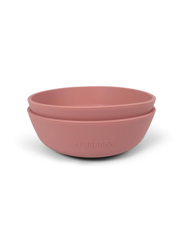 Filibabba Silicone bowl 2-pack - Roze