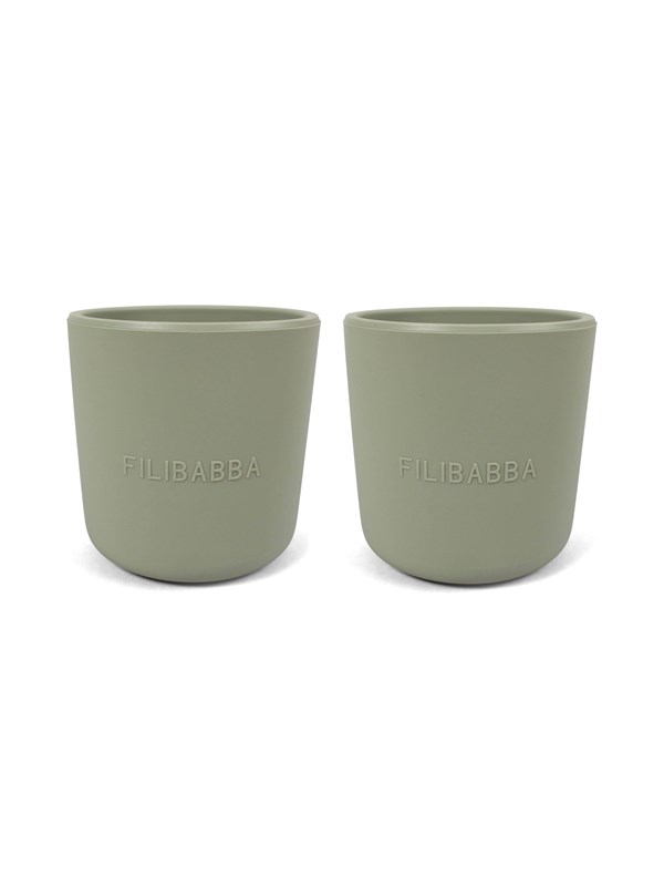 Filibabba Silicone cup 2-pack - Groen