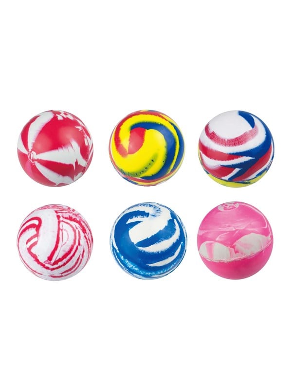 Happy Summer SPRING SUMMER Stuiterende ballen 3,5 cm 6 stuks