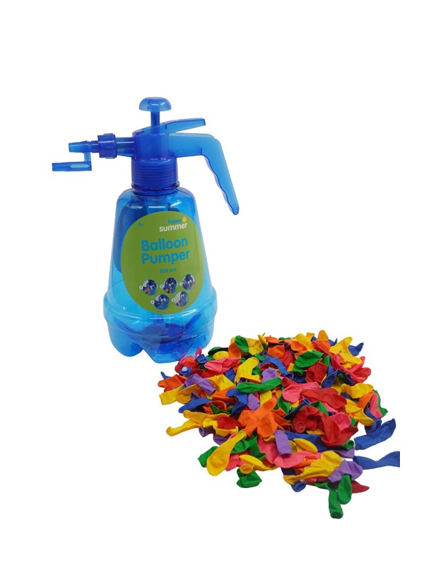 Happy Summer SPRING SUMMER Balloon Pumper with 250 Ballonnen