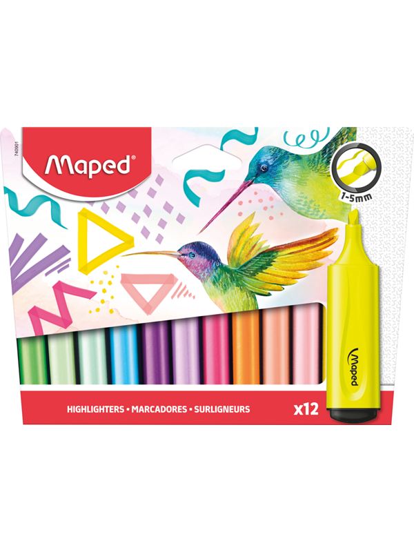 Maped Fluopeps Highlighters set 12 ass.