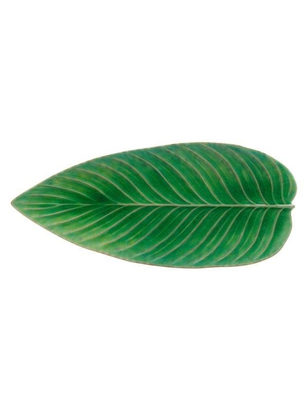 Costa Nova Riviera - servies - schaaltje blad - lichtgroen - aardewerk - H 3,6 cm