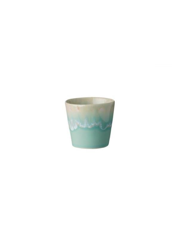 Costa Nova - servies - espresso kop - Grespresso azur  - aardewerk - H 5,9 cm
