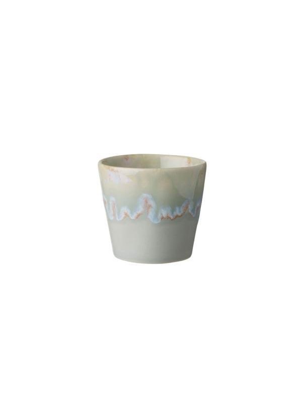 Grespresso lungo kopje grijs met drip glazing (0,2 liter), 1 stuk