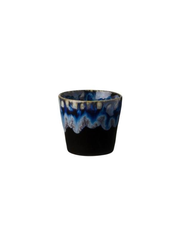 Costa Nova - servies - lungo kop - Grespresso zwart - aardewerk - H 7,5 cm
