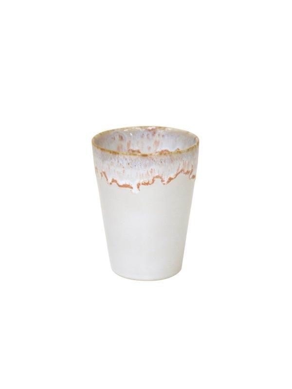 Costa Nova Kop Latte Macchiato 38cl - Grespresso - Aardewerk - Wit - 9,5cmxH11cm
