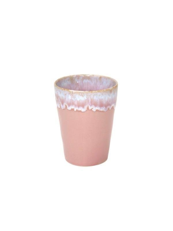 Costa Nova Kop Latte Macchiato 38cl - Grespresso - Aardewerk - Soft Pink - 9,5cmxH11cm