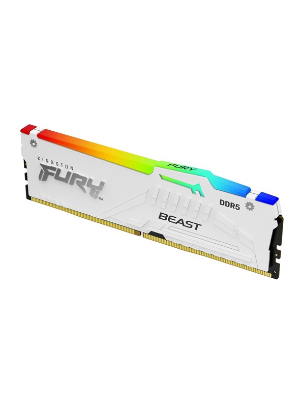 Kingston FURY Beast RGB DDR5-5600 - 32GB - CL40 - Single Channel (1 pcs) - Intel XMP - Wit met RGB